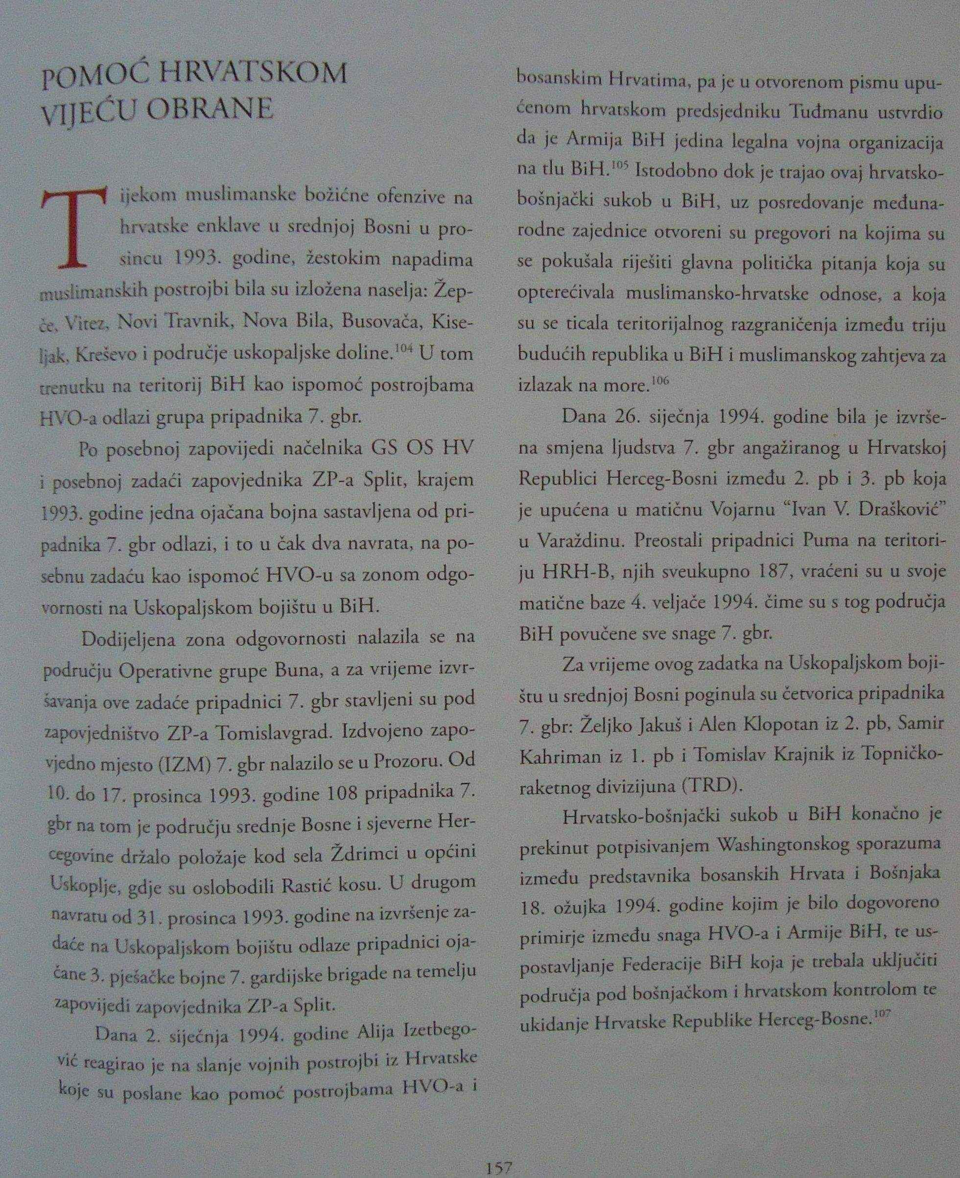 Faksimil monografije 7. gbr HV: Nekoliko stotina bojovnika - 